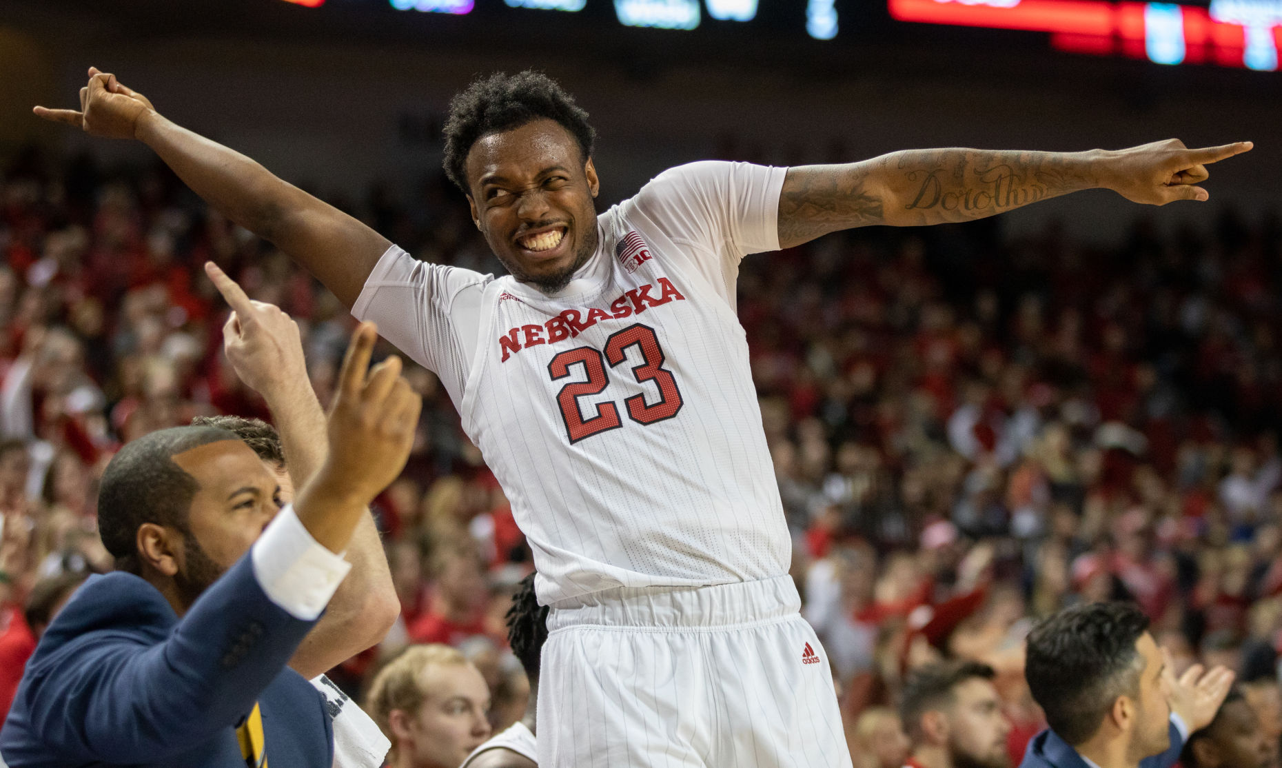 Nebraska Basketball vs. Indiana Photo No. 3